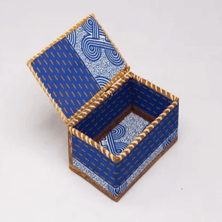 African fabric Ankara gift box