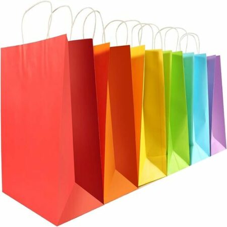 Colored gift bags Kraft packaging bags