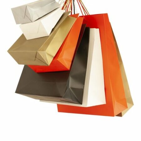 Colored gift bags Kraft packaging bags