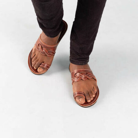 Luxury Men's Leather Sandals: Crafted with Fine Leather