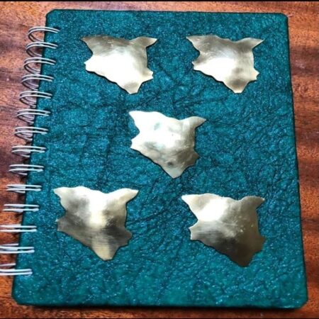 Exquisite Journal with Decorative Metal Piece: Elevate Your Writing Experience