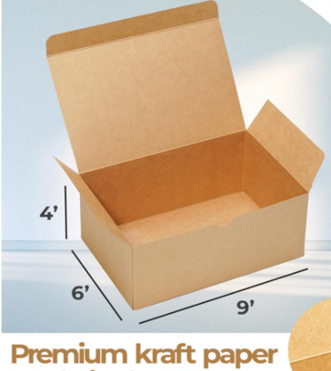 Authentic 50-Piece Premium Kraft Gift Boxes - Handcrafted in Kenya