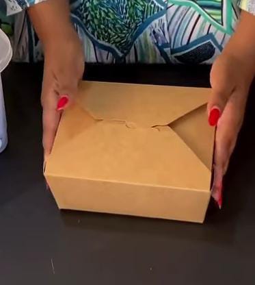 Burger box hard kraft