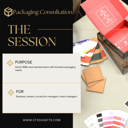 Packaging & Branding Consultation – Etoda Packaging & Supplies (Online & Onsite Sessions Available)