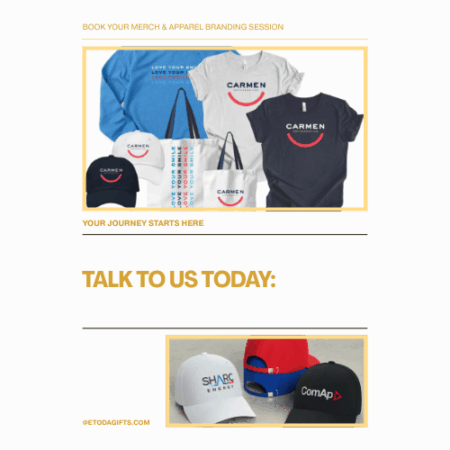 Merch & Apparel Branding Session – Custom Branded Wearables & Accessories Strategy (Online + Onsite)