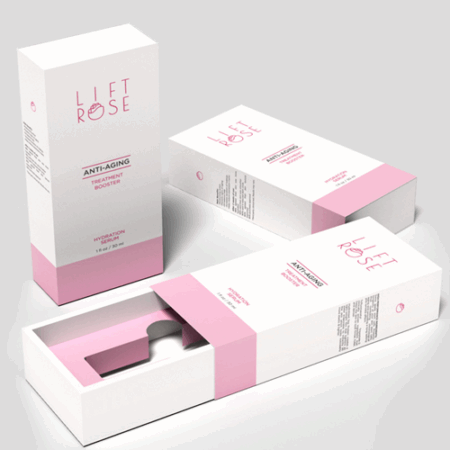 Premium Colored Serum Packaging Box – Custom Printed with Cushion Insert & Divider