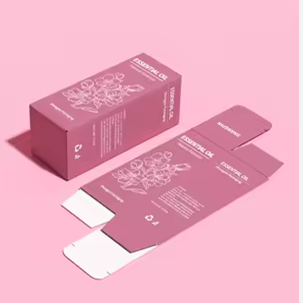 Purple Lilac Cosmetic Cream Box – Custom Printed Skincare Packaging