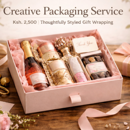 Creative Gift Packaging in Nairobi | Styled Gift Hampers (Ksh. 2,500)