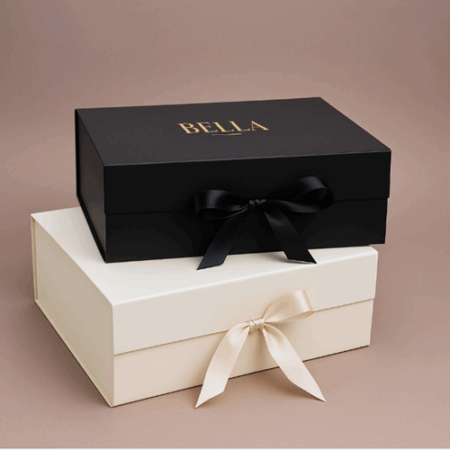 Premium Printed Gift Boxes – White & Black Luxury Packaging | Etoda Gifts