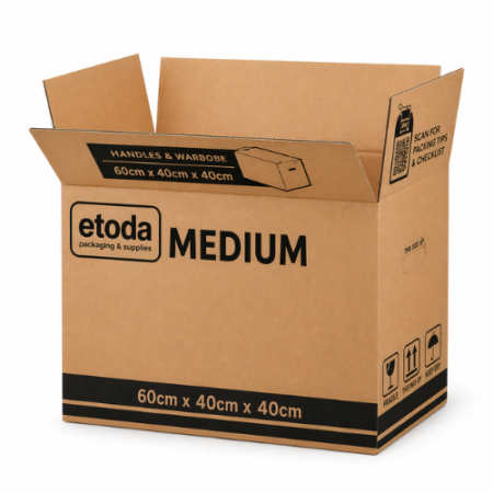 Medium Moving Box 60 x 40 x 40cm | Strong Corrugated Packing Box Kenya