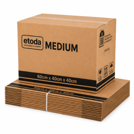 Medium Moving Box 60 x 40 x 40cm | Strong Corrugated Packing Box Kenya